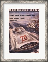 Framed Mercedes Benz 1954 Grand Prix