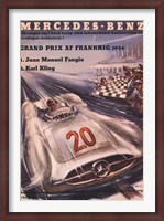 Framed Mercedes Benz 1954 Grand Prix