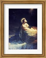 Framed Christ in the Garden of Gethsemane Heinrich Hoffmann (1824-1911 German)