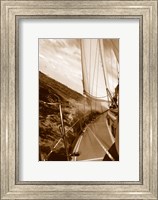 Framed Not Unlike the Waves - sepia