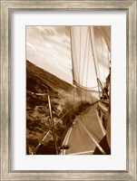 Framed Not Unlike the Waves - sepia