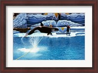 Framed Shamu-Killer Whale Sea World San Diego California USA