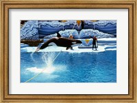 Framed Shamu-Killer Whale Sea World San Diego California USA