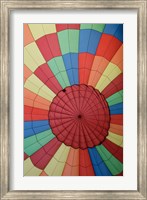 Framed High angle view of a hot air balloon