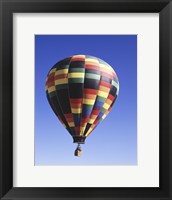 Framed Low angle view of a hot air balloon rising, Albuquerque, New Mexico, USA