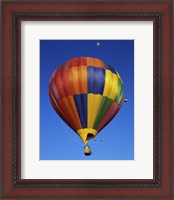 Framed Hot air balloons rising, Albuquerque International Balloon Fiesta, Albuquerque, New Mexico, USA