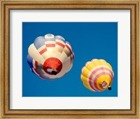 Framed Hot Air Balloons from the Ground