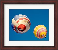 Framed Hot Air Balloons from the Ground