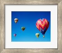 Framed Group of Hot Air Balloons