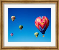 Framed Group of Hot Air Balloons