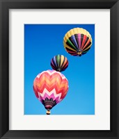 Framed Different Angles of Hot Air Balloons