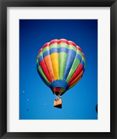 Framed Hot Air Balloon Close Up with a Basket