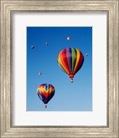 Framed Hot Air Balloons Going Up, Up and Away