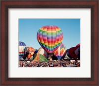 Framed Hot air balloons at Albuquerque Balloon Fiesta, Albuquerque, New Mexico, USA