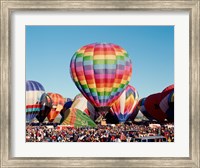 Framed Hot air balloons at Albuquerque Balloon Fiesta, Albuquerque, New Mexico, USA