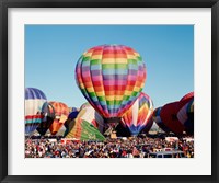 Framed Hot air balloons at Albuquerque Balloon Fiesta, Albuquerque, New Mexico, USA