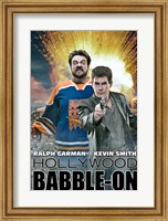 Framed Hollywood Babble-On