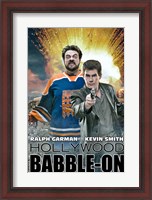Framed Hollywood Babble-On