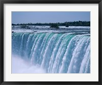 Framed Close-up of a waterfall, Niagara Falls, Ontario, Canada