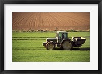 Framed Tractor in a field, Newcastle, Ireland