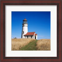 Framed Low angle view of a lighthouse, Cape Blanco Lighthouse, Cape Blanco State Park, Oregon, USA