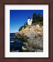 Framed Bass Harbor Head Lighthouse Mount Desert Island Maine USA