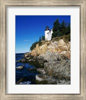Framed Bass Harbor Head Lighthouse Mount Desert Island Maine USA