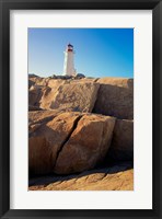 Framed Peggy's Cove Lighthouse Peggy's Cove Nova Scotia Canada