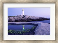 Framed Peggy's Cove Lighthouse, Peggy's Cove, Nova Scotia, Canada