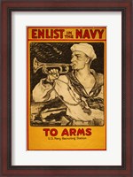 Framed Enlist in the Navy