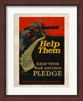 Framed War Savings Pledge