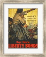 Framed Buy More Liberty Bonds