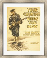 Framed Your Country Needs You Now