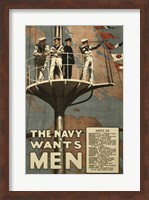 Framed Navy Wants Men