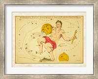 Framed Aquarius, Pices Australis & Ballon Aerostatique Constellation