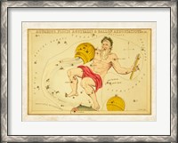 Framed Aquarius, Pices Australis & Ballon Aerostatique Constellation