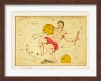 Framed Aquarius, Pices Australis & Ballon Aerostatique Constellation