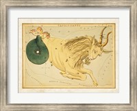 Framed Capricornus Zodiac Sign