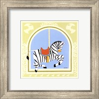 Framed Zebra Carousel