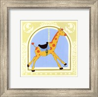 Framed Giraffe Carousel