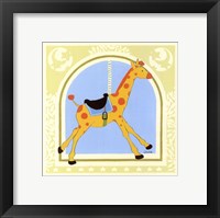 Framed Giraffe Carousel