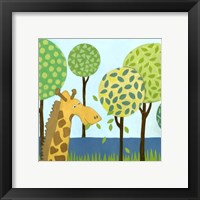 Framed 'Jungle Fun III' border=