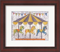 Framed Carnival Carousel