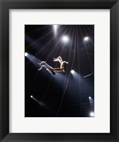 Framed Flying Redpaths Royal Hanneford Circus act