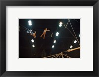 Framed Flying Redpaths Royal Hanneford Circus in action