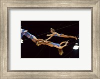 Framed Flying Redpaths Royal Hanneford Circus mid air