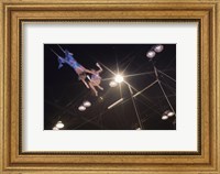 Framed Flying Redpaths Royal Hanneford Circus swinging