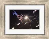 Framed Flying Redpaths Royal Hanneford Circus swinging