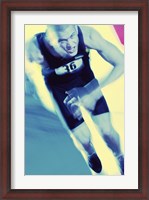 Framed Portrait of a young man running