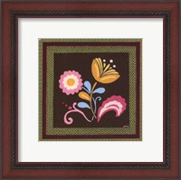 Framed Patchwork Garden I